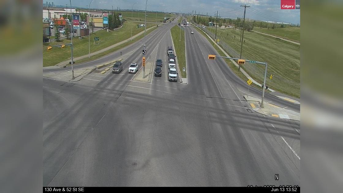 Brighton Traffic Watch: 130 Ave & 52 St Webcam