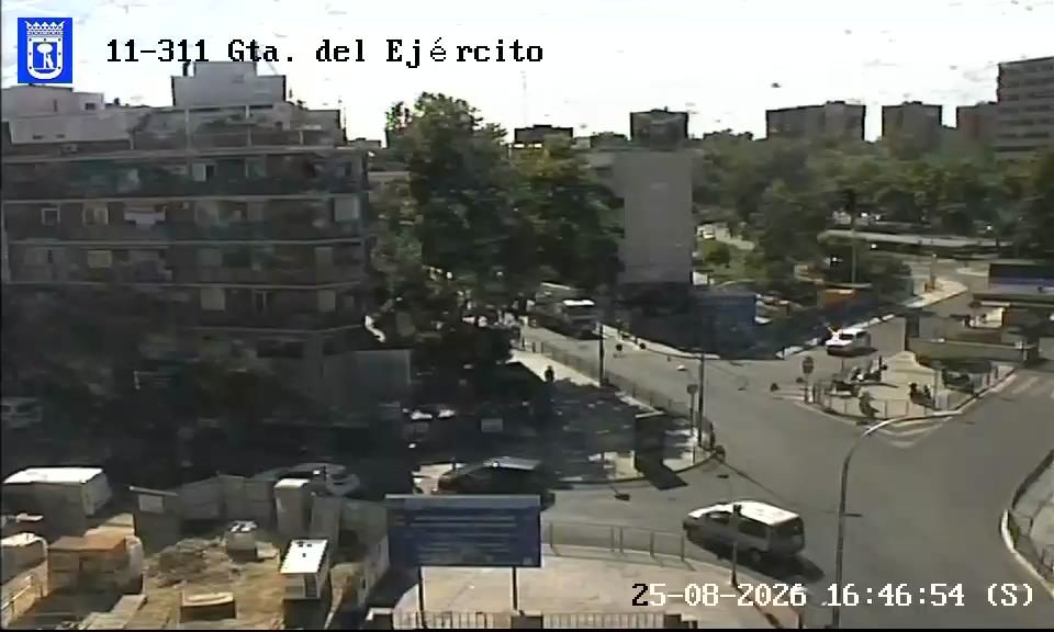 Traffic Cam Aluche: GLORIETA DEL EJERCITO