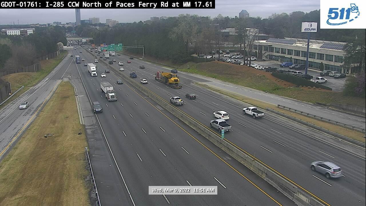 Traffic Cam Vinings: GDOT-CAM-