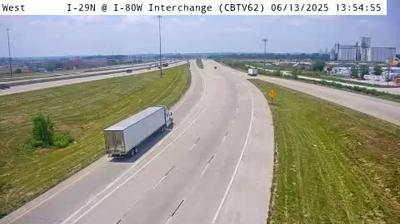 Traffic in Council Bluffs, Iowa