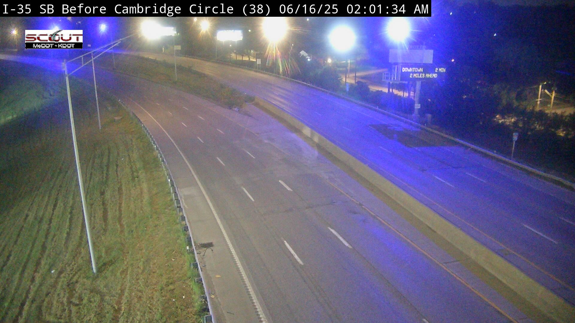 Traffic Cam Kansas City: I- S @ N OF CAMB CIRCLE