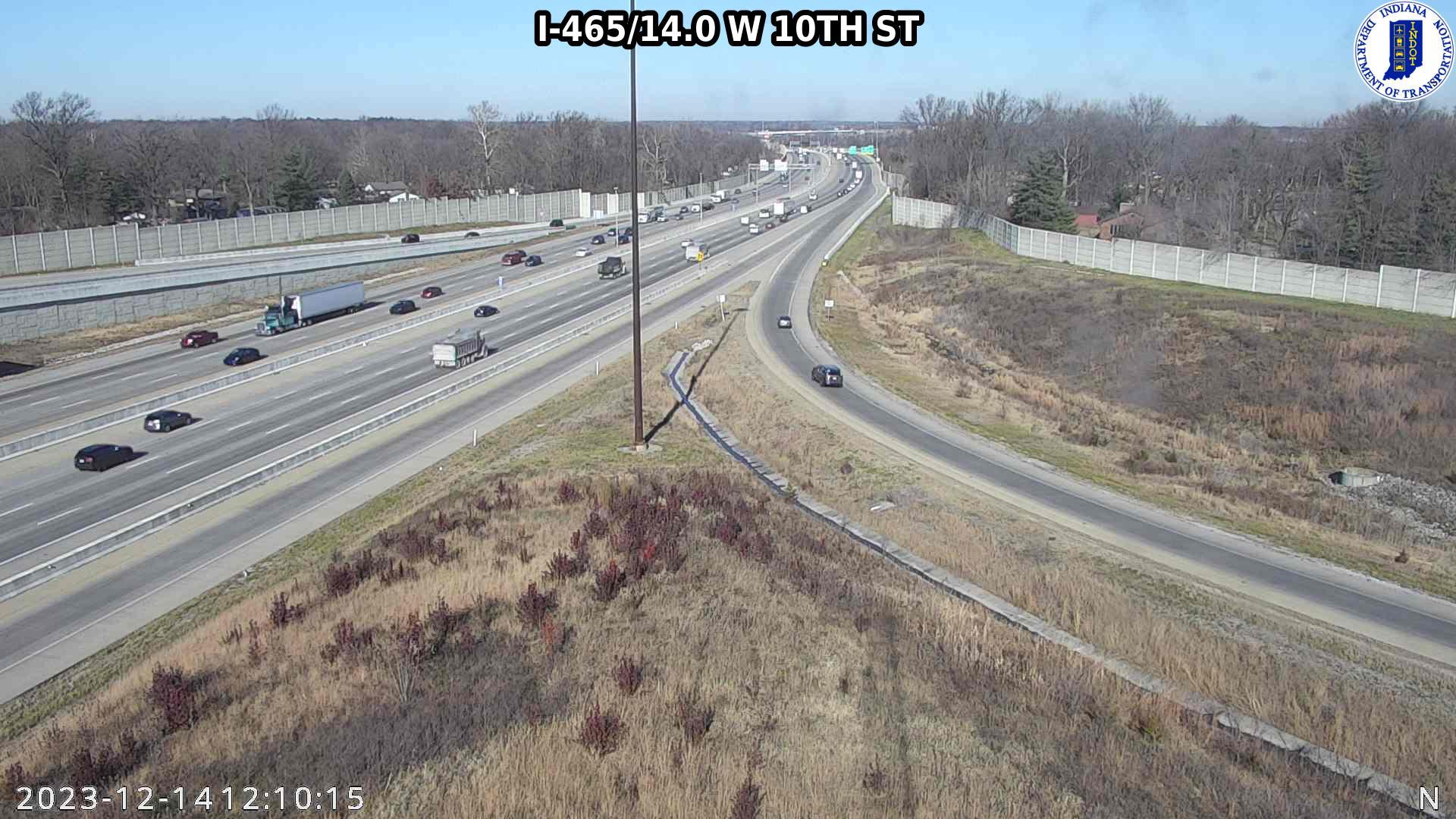 Traffic Cam Indianapolis: I-465: I-465/14.0 W 10TH ST