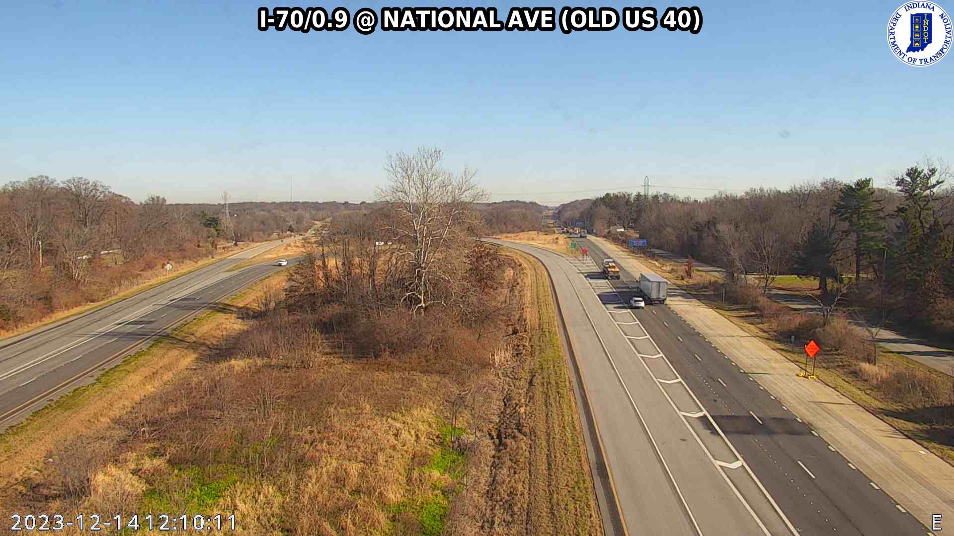 Traffic Cam State Line: I-70: I-70/0.9 @ NATIONAL AVE (OLD US)