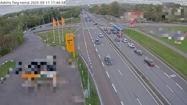 Traffic Cam Askim: Askims Torgs norrut