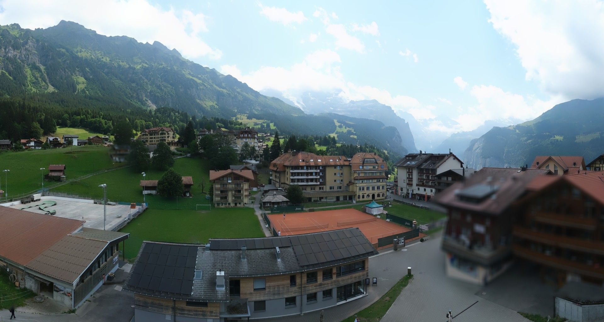 Wengen during daytime