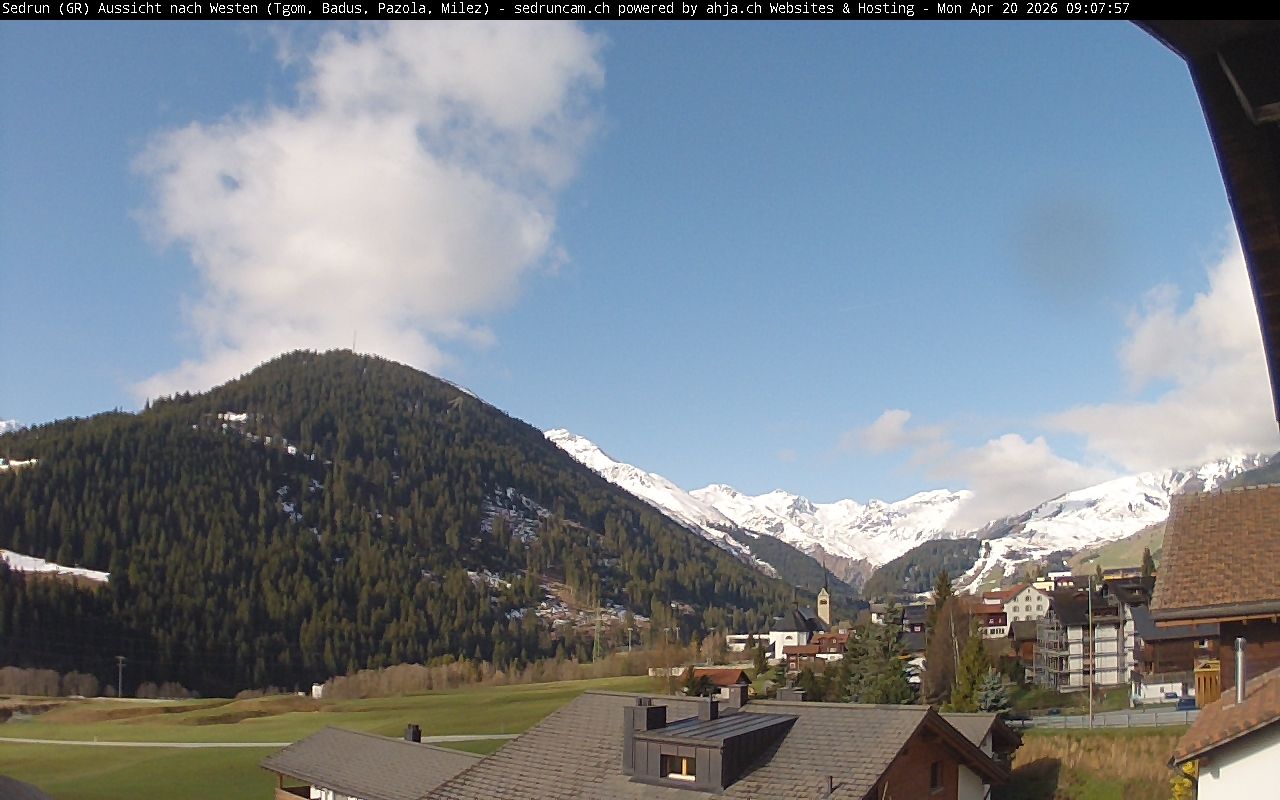 Sedrun: Tujetsch - Dieni - Milez - Cuolm Val - Crispalt Pign - Cavradi - Pazolastock - Piz Tuma - Piz Badus