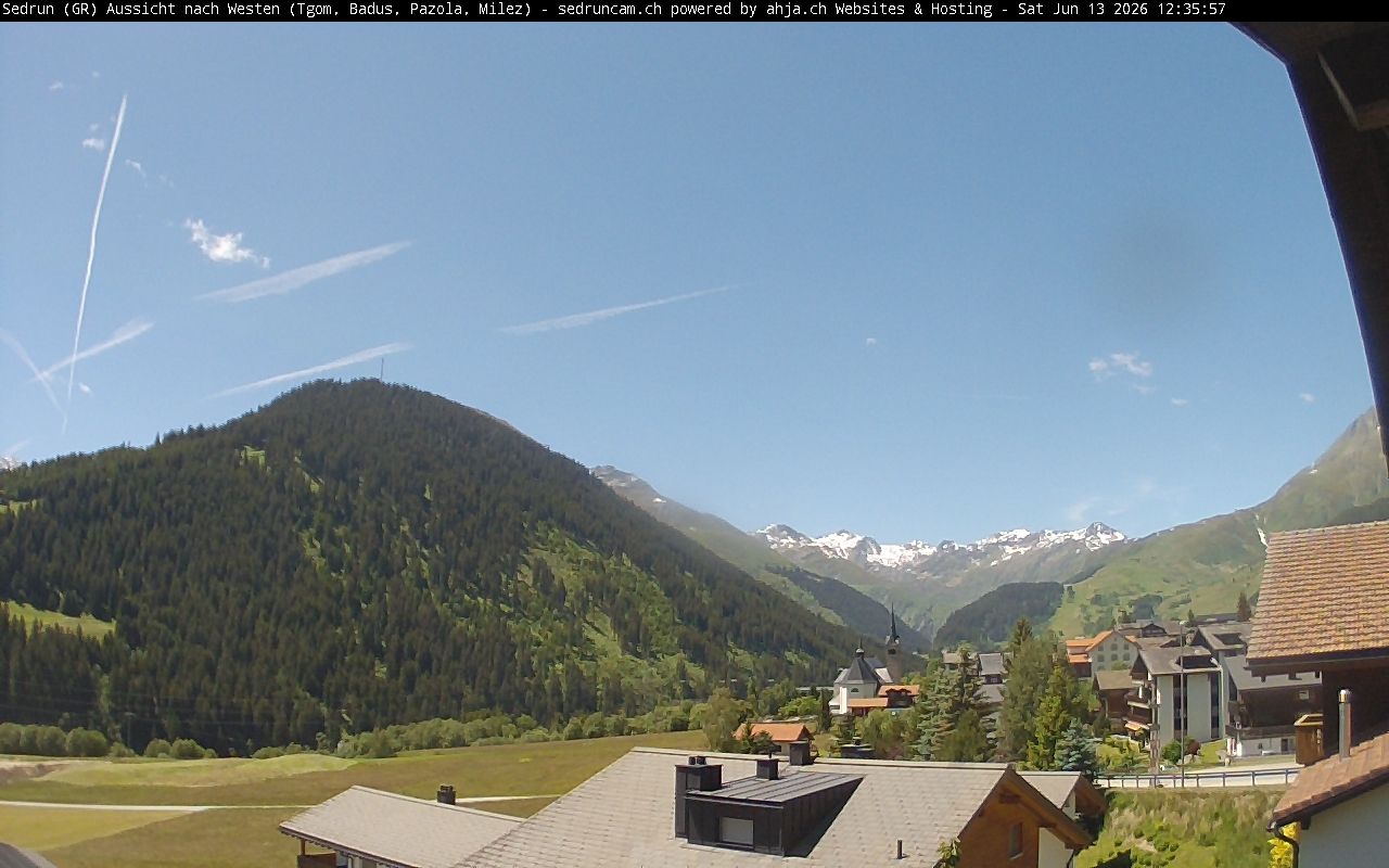 Sedrun: Tujetsch - Dieni - Milez - Cuolm Val - Crispalt Pign - Cavradi - Pazolastock - Piz Tuma - Piz Badus