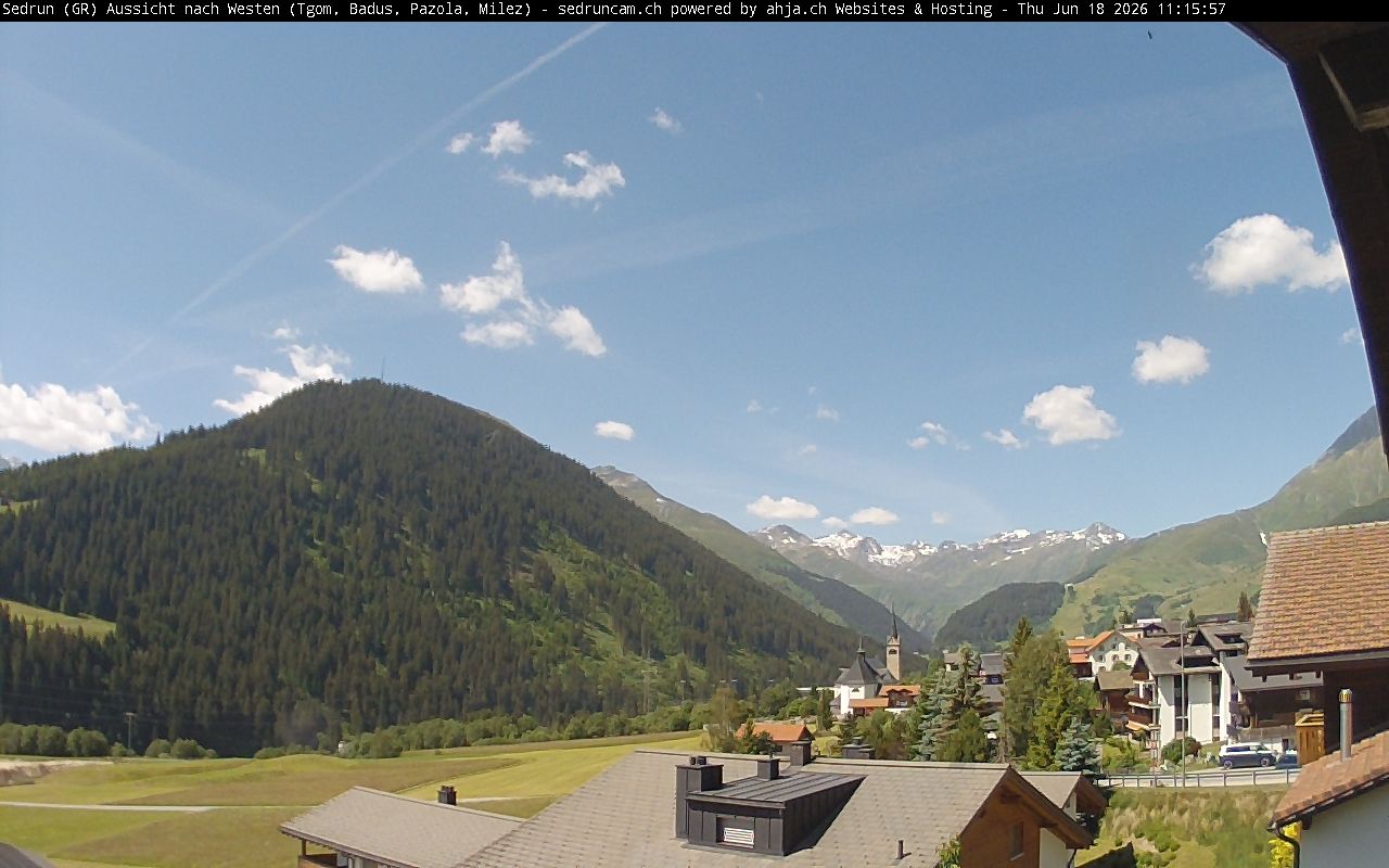 Sedrun: Tujetsch - Dieni - Milez - Cuolm Val - Crispalt Pign - Cavradi - Pazolastock - Piz Tuma - Piz Badus