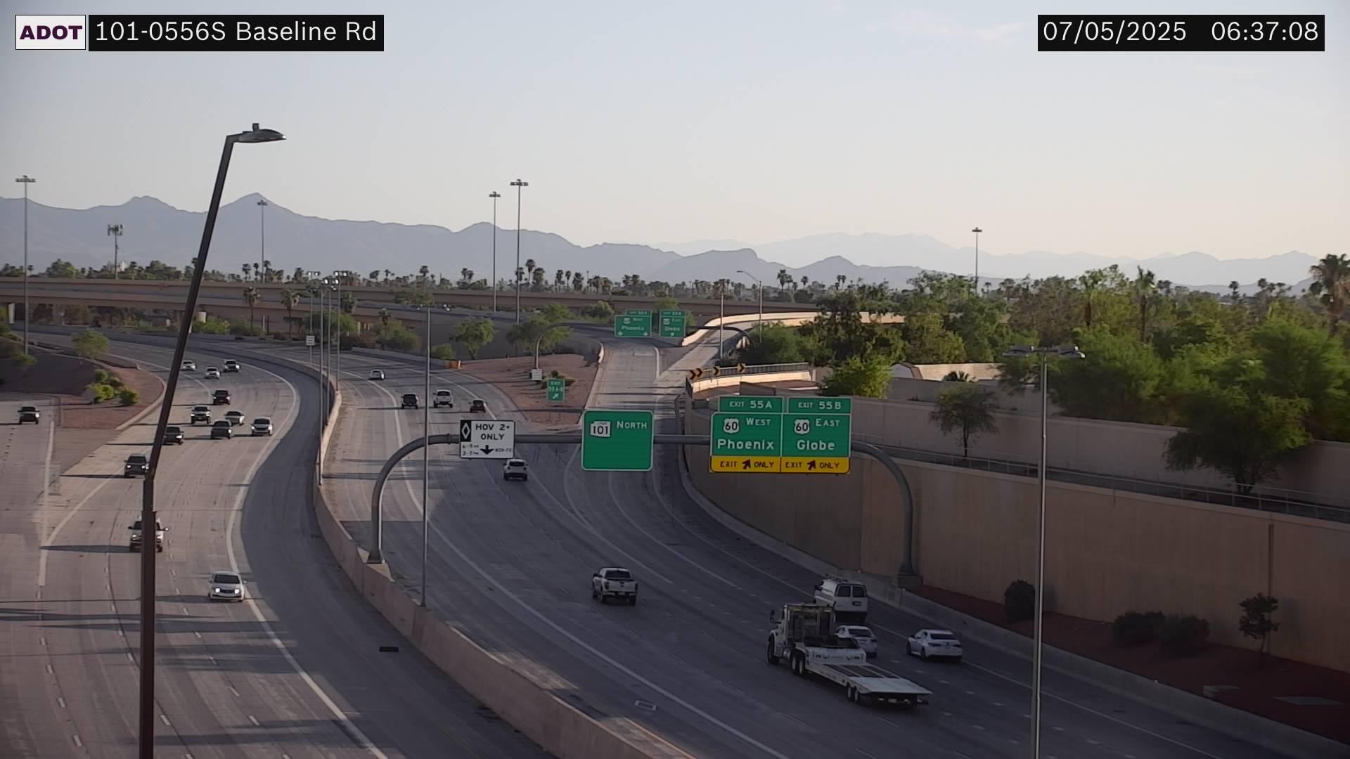 Traffic Cam Mesa: Loop 101 @ Baseline