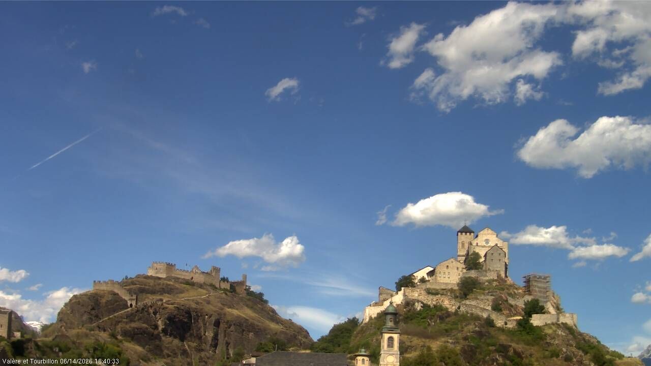 Sitten › Süden: Château de Tourbillon