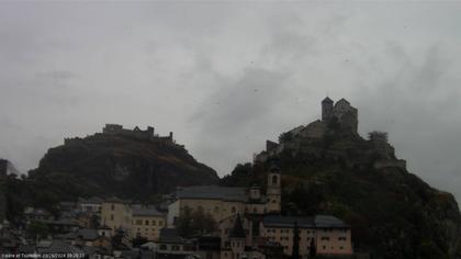 Sitten: Vue sur Valère et Tourbillon