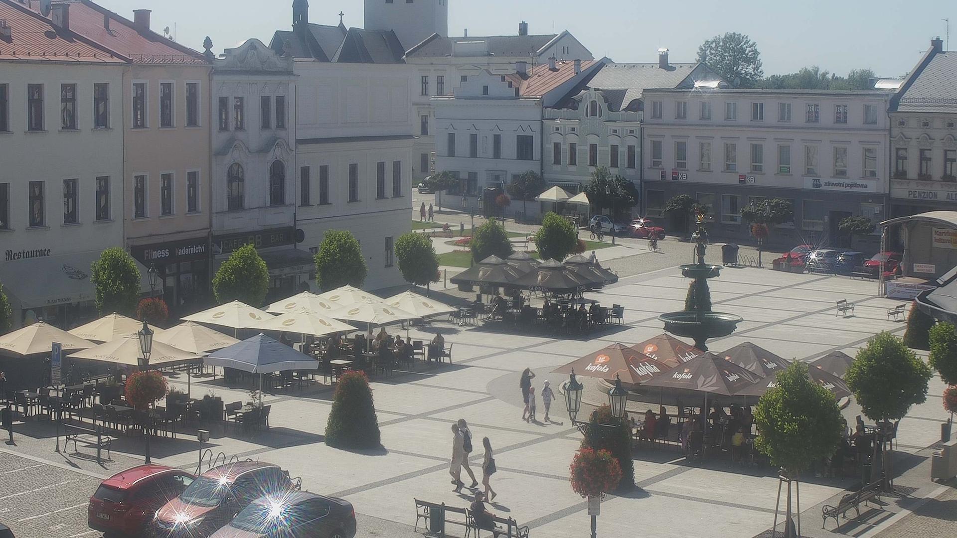 Karvina City: Masaryk Square Vista Webcam