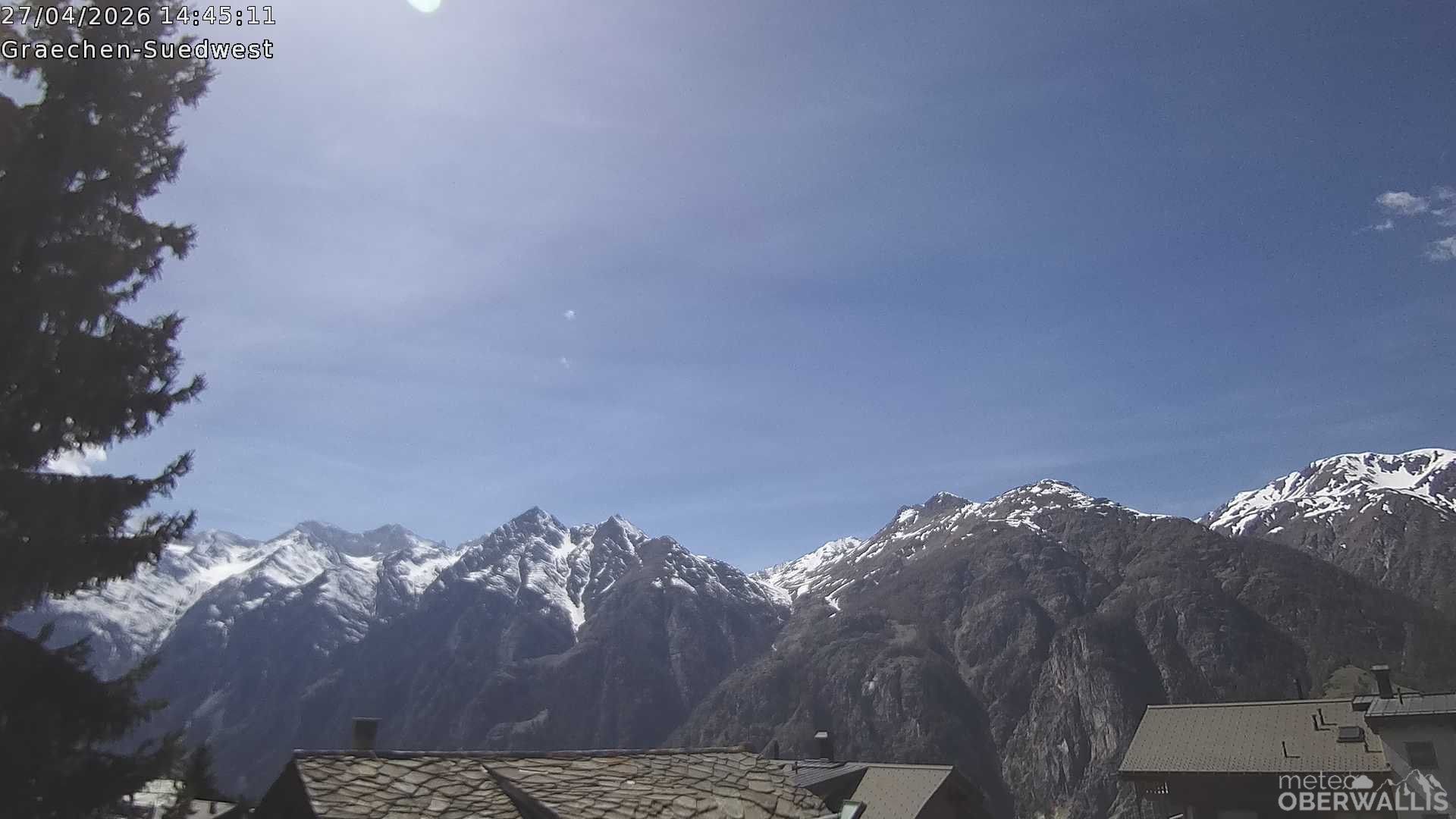Grächen › Süden: Wettercam