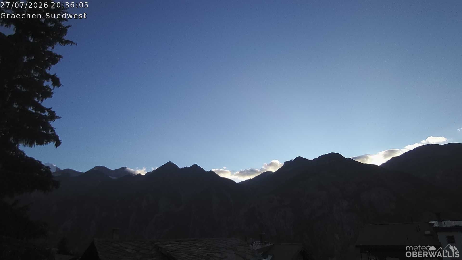 Grächen › Süden: Wettercam