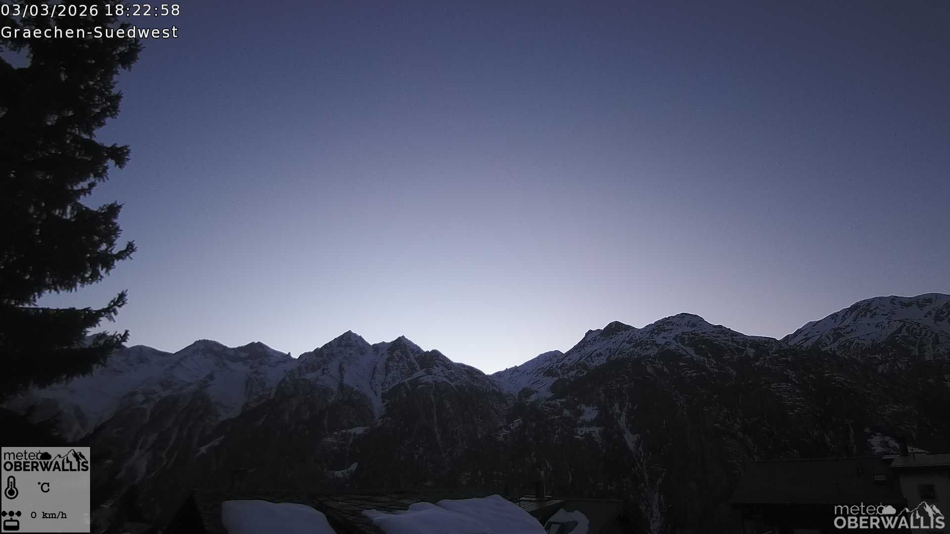 Grächen › Süden: Wettercam