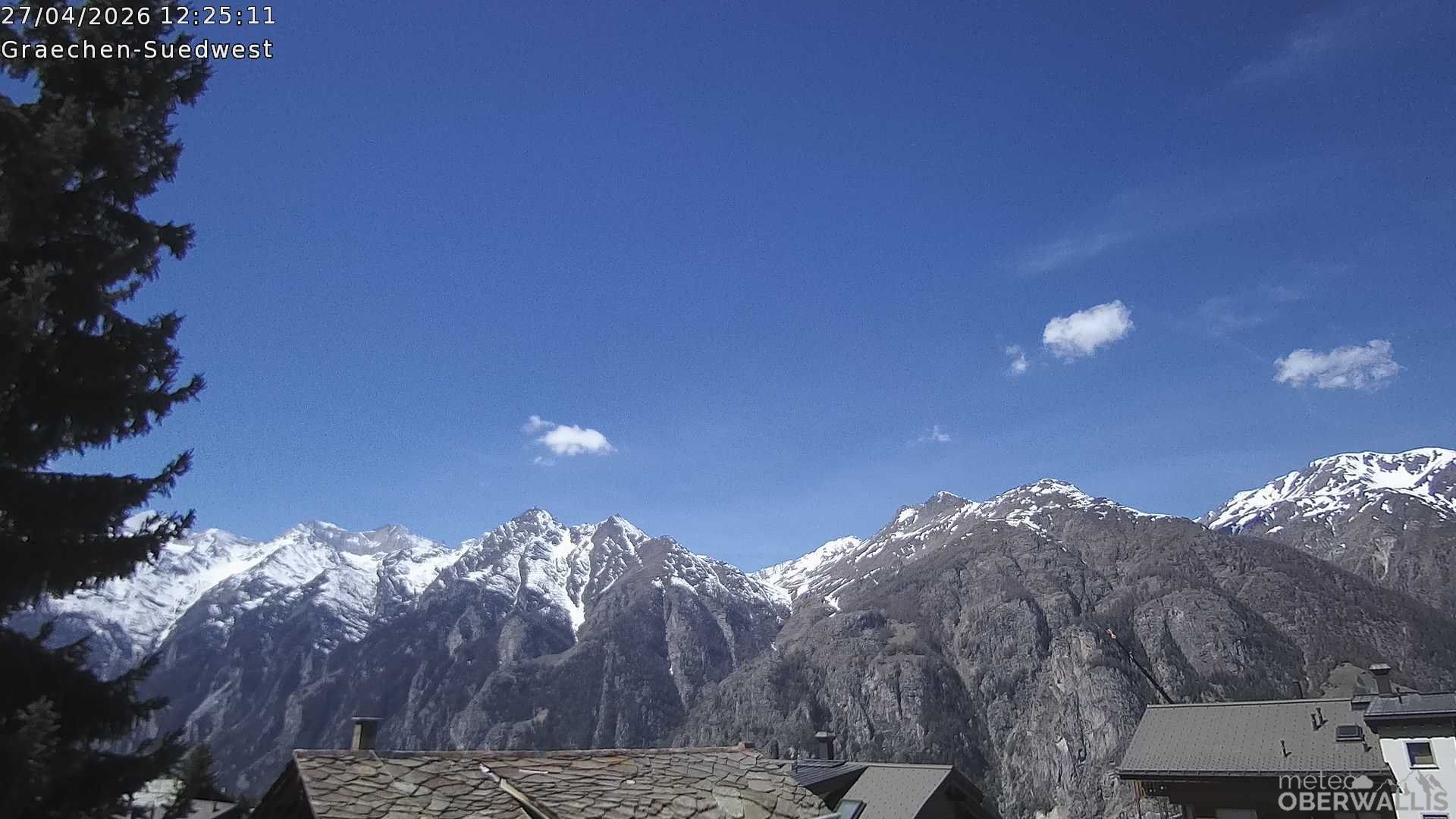 Grächen › Süden: Wettercam