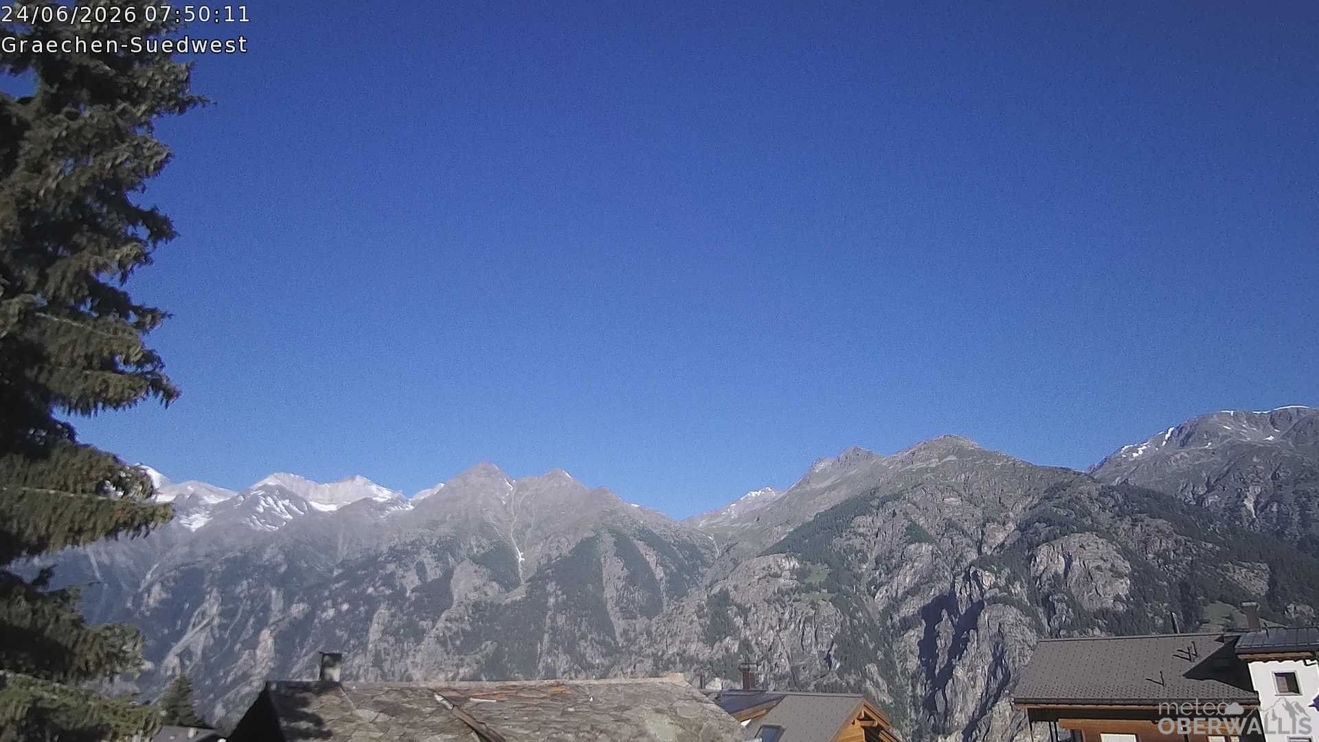 Grächen › Süden: Wettercam