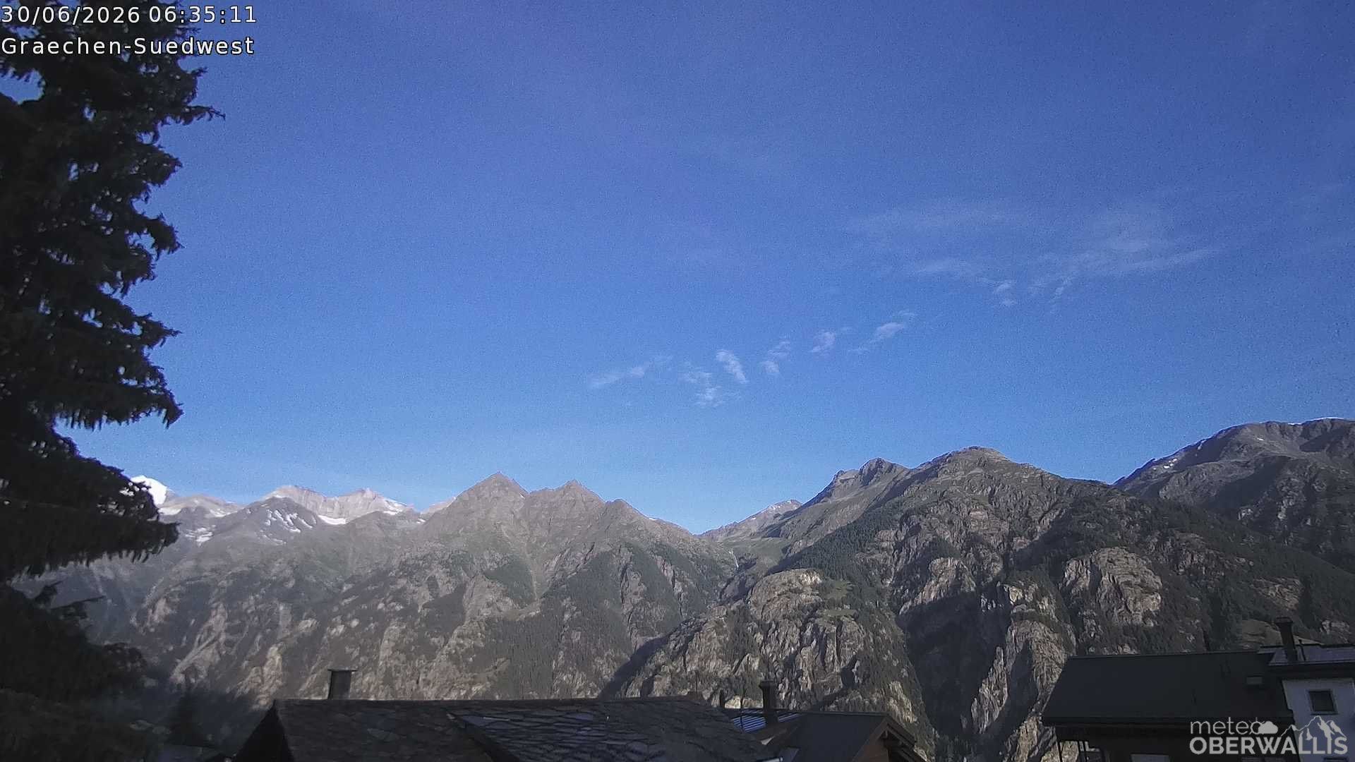 Grächen › Süden: Wettercam