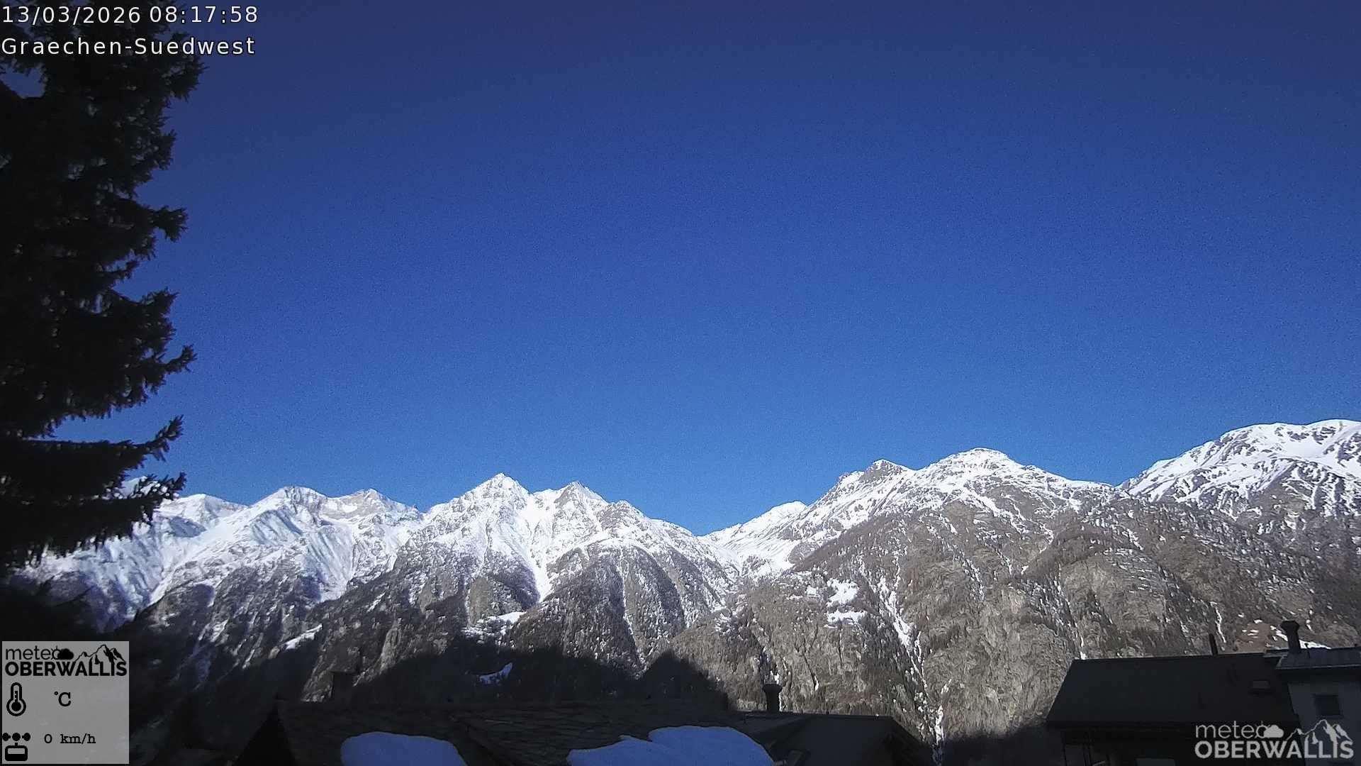 Grächen › Süden: Wettercam