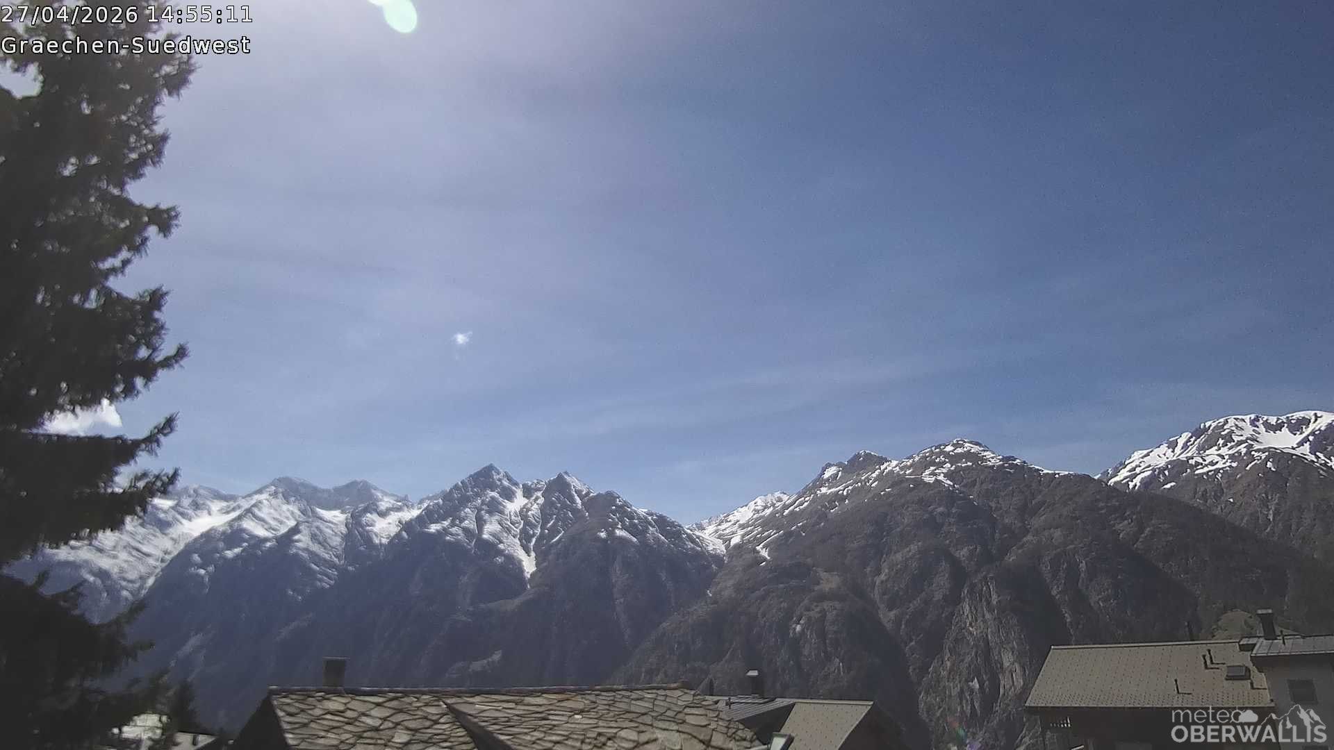 Grächen › Süden: Wettercam