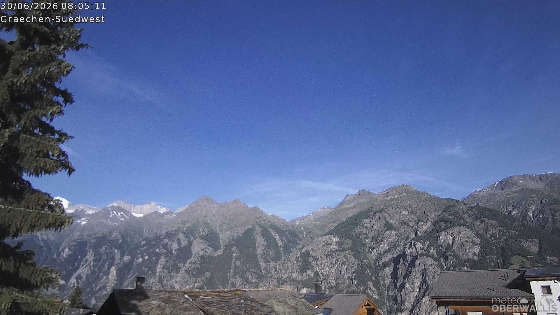 Grächen › Süden: Wettercam
