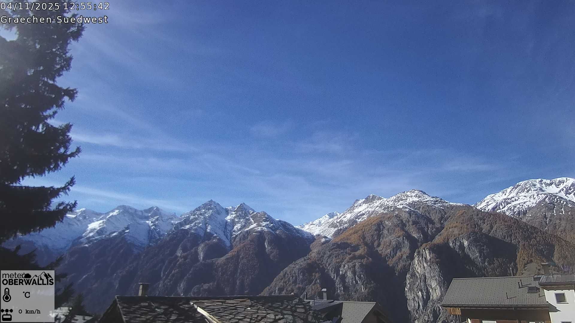 Grächen › Süd: Wettercam