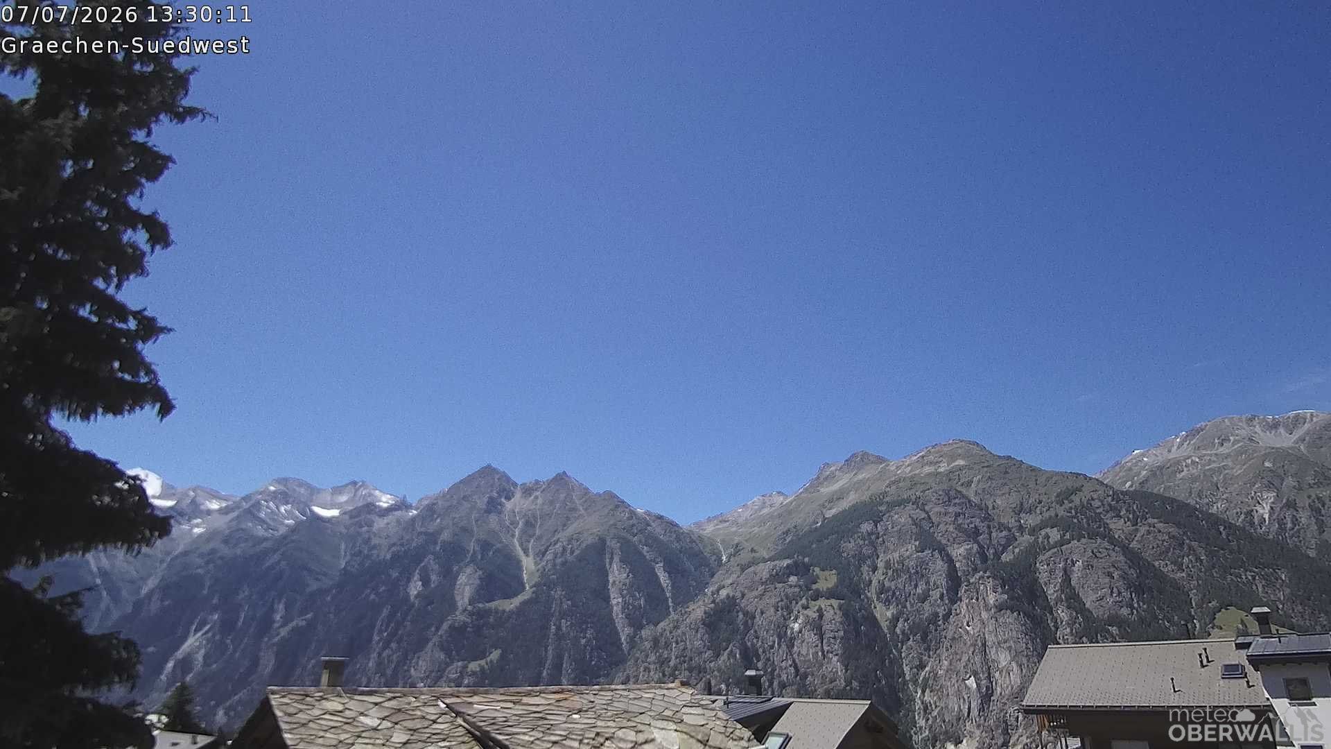 Grächen › Süden: Wettercam