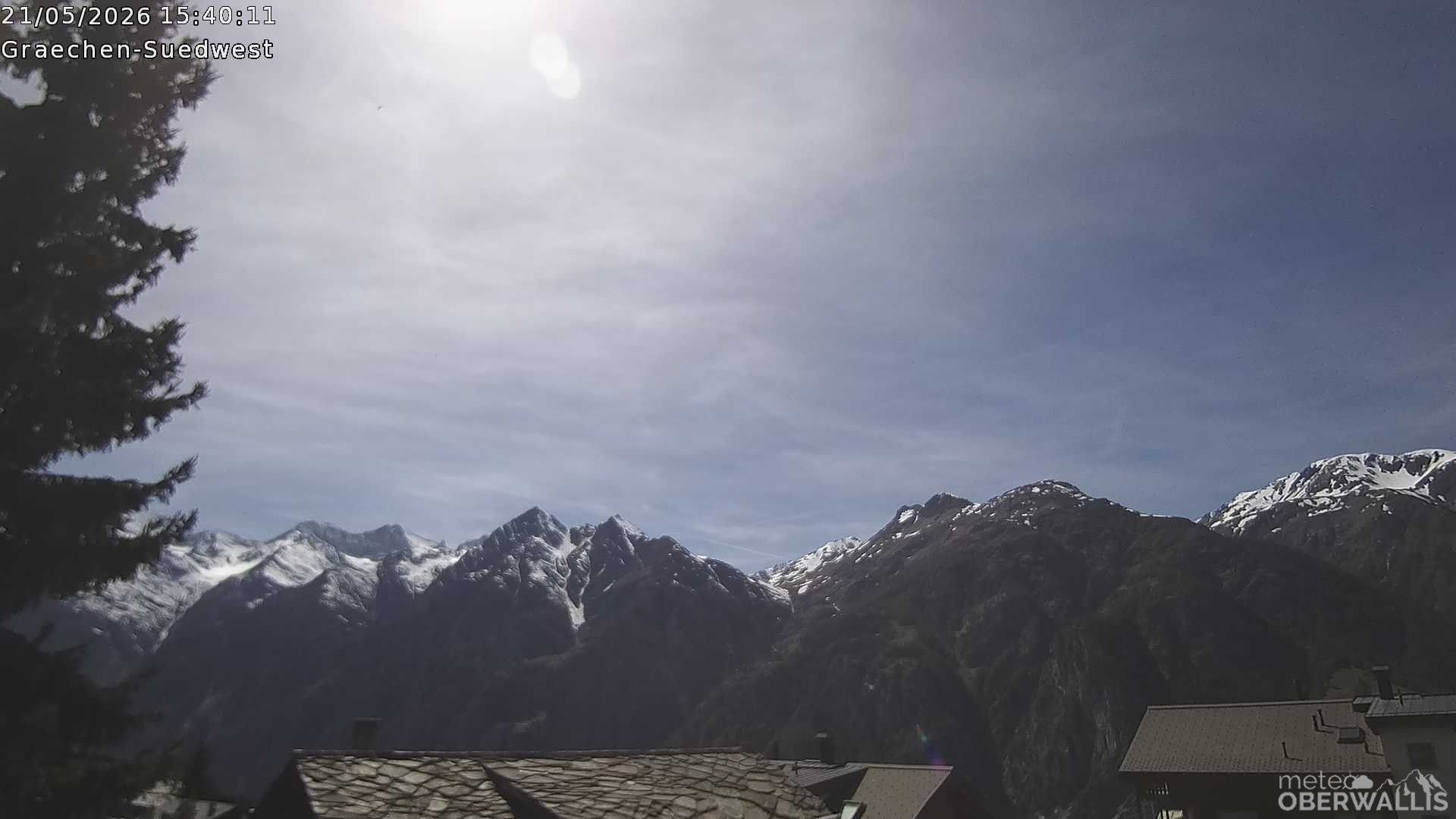 Grächen › Süden: Wettercam