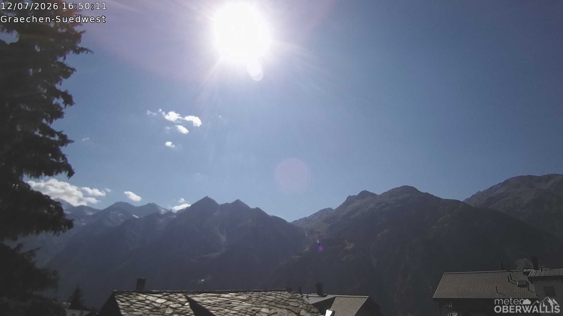 Grächen › Süden: Wettercam