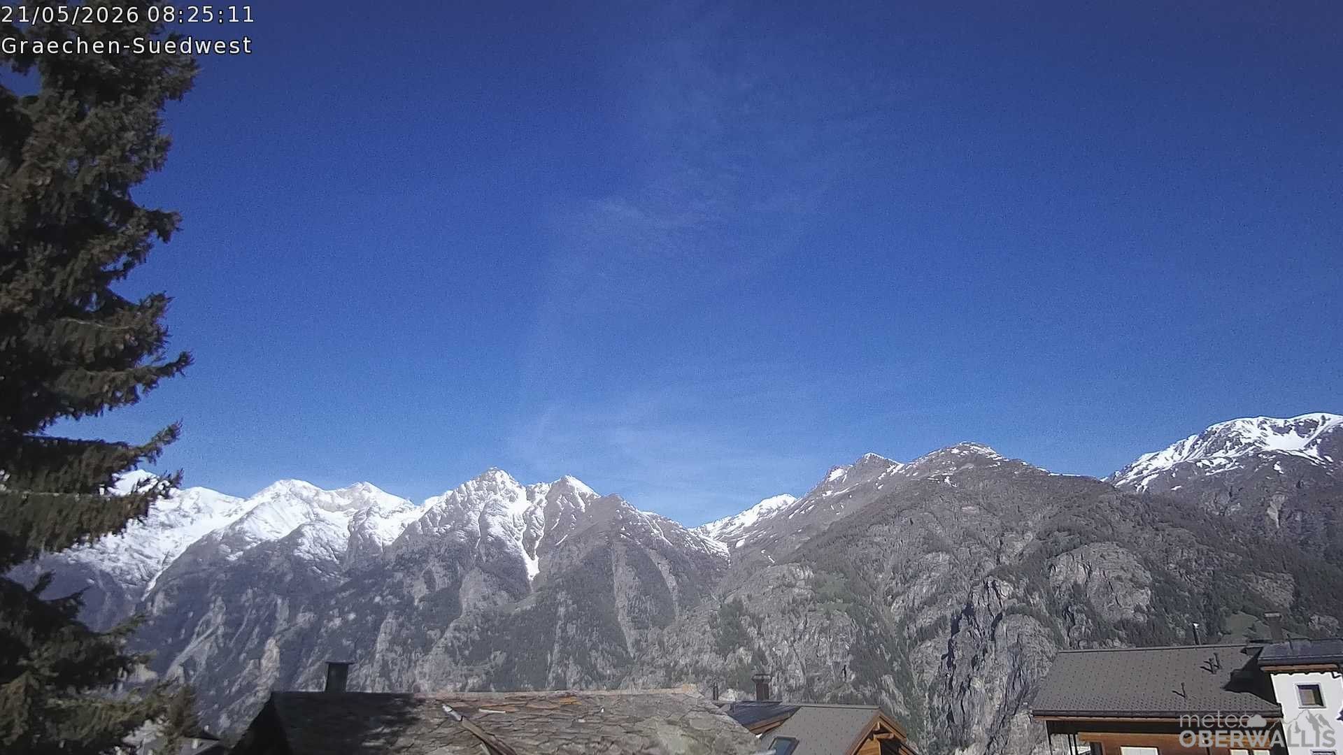 Grächen › Süden: Wettercam
