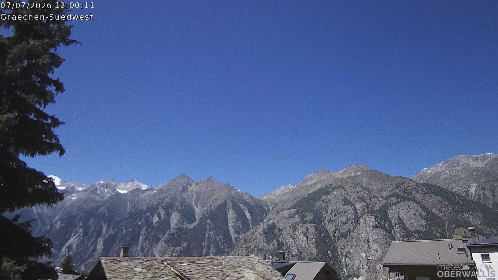 Grächen › Süden: Wettercam
