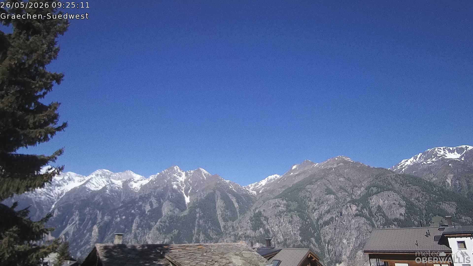 Grächen › Süden: Wettercam