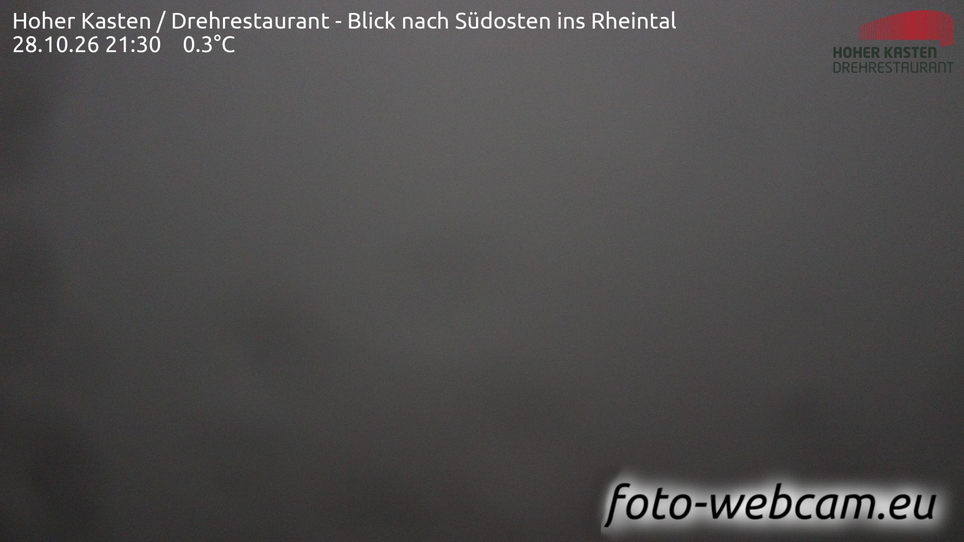 Altstätten: Drehrestaurant Hoher Kasten - Rheintal