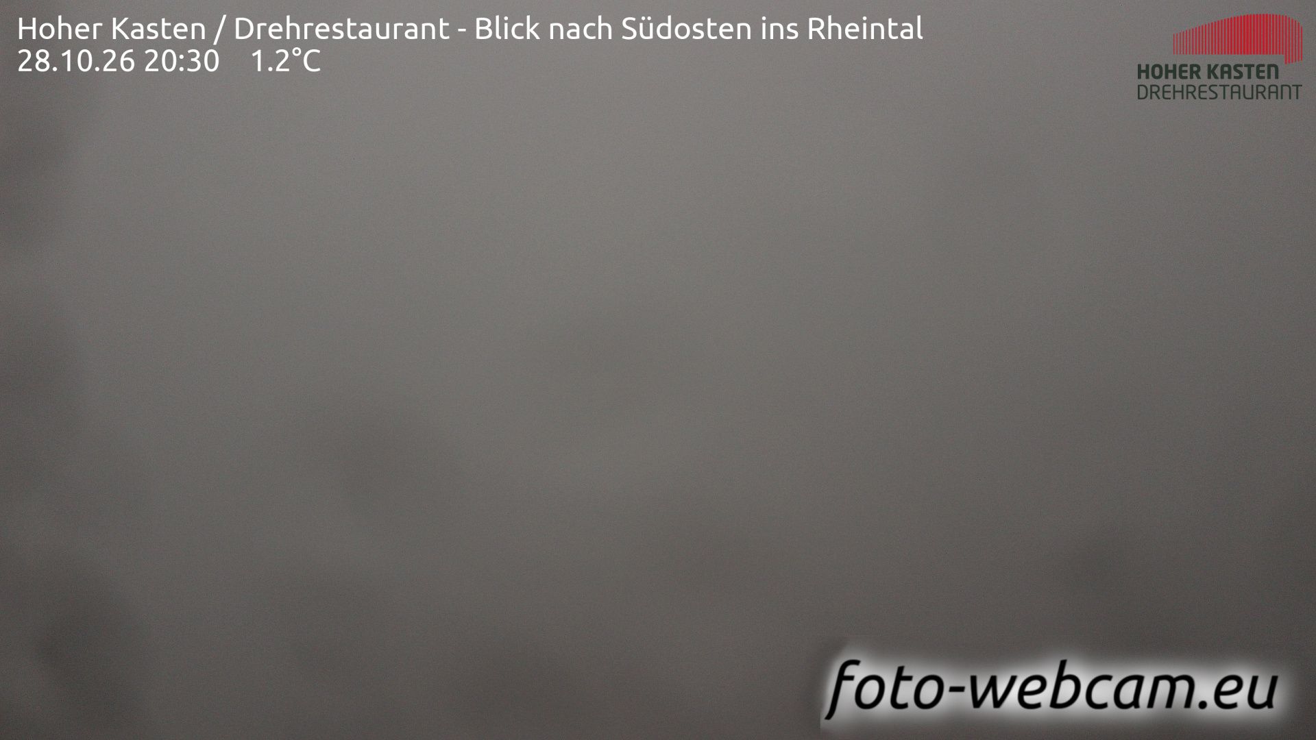 Altstätten: Drehrestaurant Hoher Kasten - Rheintal