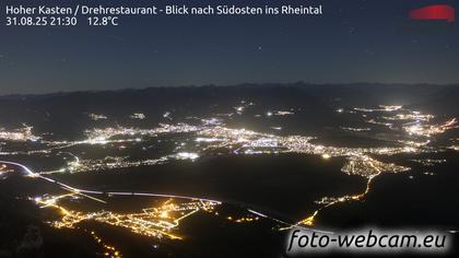 Altstätten: Drehrestaurant Hoher Kasten - Rheintal