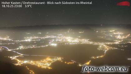 Altstätten: Drehrestaurant Hoher Kasten - Rheintal