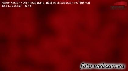 Altstätten: Drehrestaurant Hoher Kasten - Rheintal