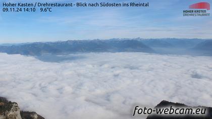 Altstätten: Drehrestaurant Hoher Kasten - Rheintal