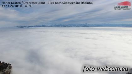 Altstätten: Drehrestaurant Hoher Kasten - Rheintal