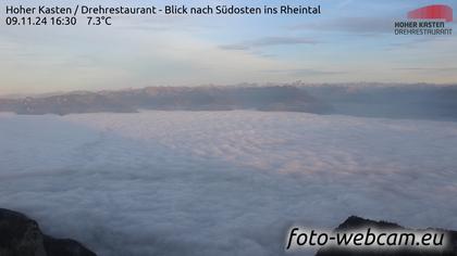 Altstätten: Drehrestaurant Hoher Kasten - Rheintal