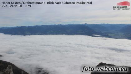 Altstätten: Drehrestaurant Hoher Kasten - Rheintal