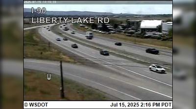 Liberty Lake I-90: Scenic Traffic Watch