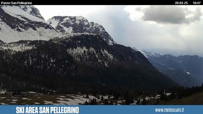 Preview delle webcam di Soraga di Fassa: Col Margherita - San Pellegrino Pass - Cima Bocche