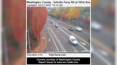 Beaverton Traffic: Scholls Ferry Rd