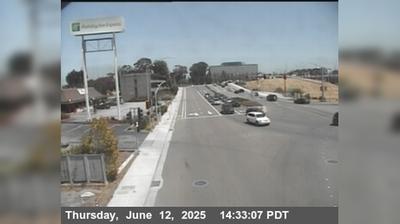 Burlingame Traffic: US-101 N101 Broadway