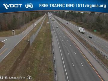 Traffic Cam Grove: I-64 - MM 244.27 - WB - 0.25 Mi before Exit 243B