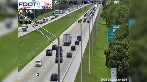 Traffic Cam Port Salerno: I-95 MP 98.0 Northbound
