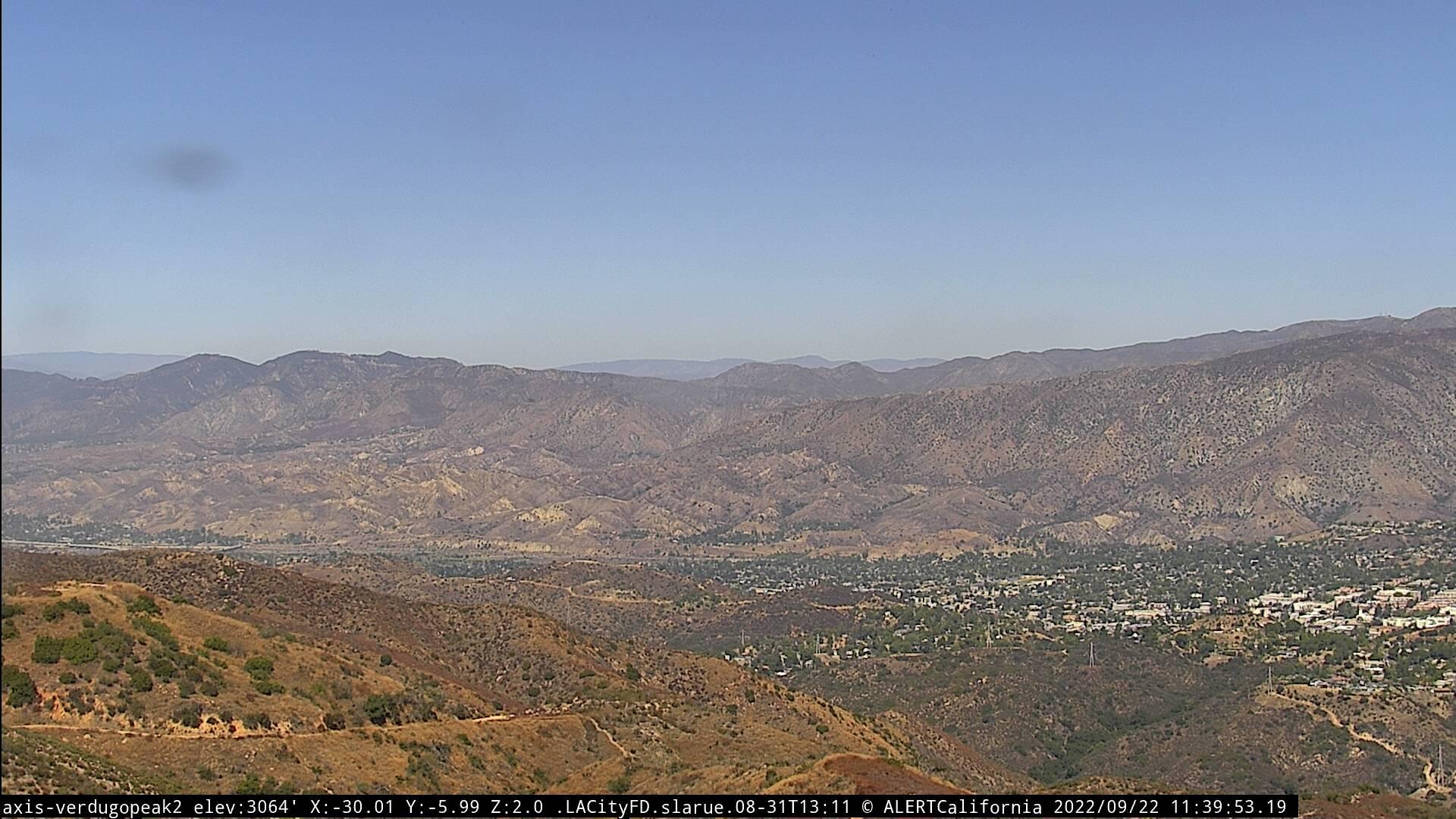 Traffic Cam Glendale: Verdugo Peak