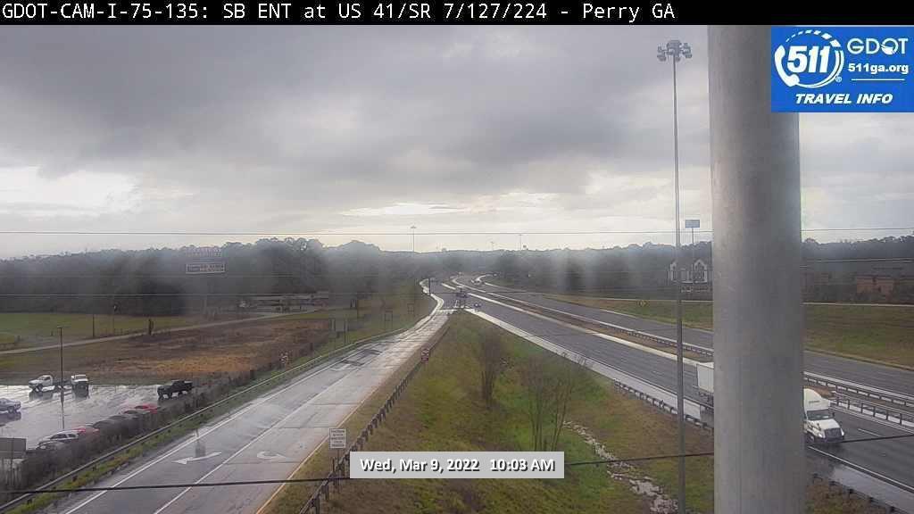 Traffic Cam Perry: GDOT-CAM-I-75 - 135 at US 41 / SR 7