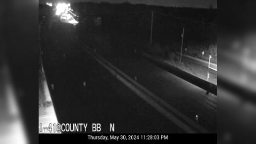 Traffic Cam Suamico: I-41 at County BB